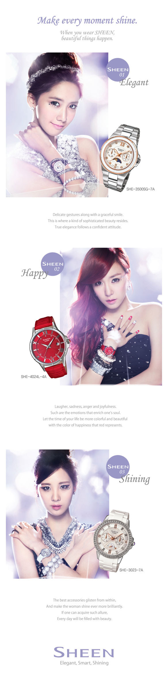 Tiffany, Yoona Seohyun @ Casio Sheen Promotion Pictures HD 1304F448500CE06F0CF57B